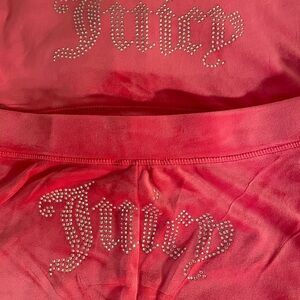 SOLD! Juicy Couture Hot Pink Velour Set